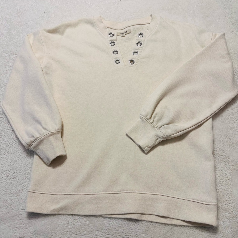 Madewell Cotton-Hemp Overaized Sweatshirt